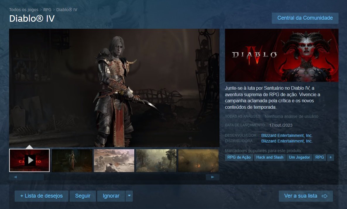 Jogos Lançamentos Alan Wake 2, Diablo IV.. exclusivos para Xbox