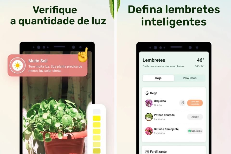 Plant Parent está disponível para dispositivos Android e iOS.