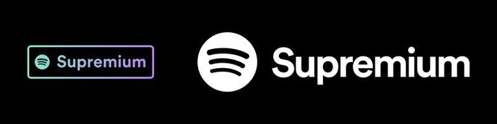 O logo do Spotify Supremium também vazou.