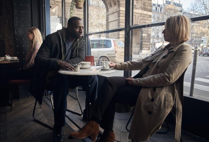 Assane Diop e Claire têm momento decisivo durante desfecho da 3ª temporada de Lupin. (Netflix/Reprodução)