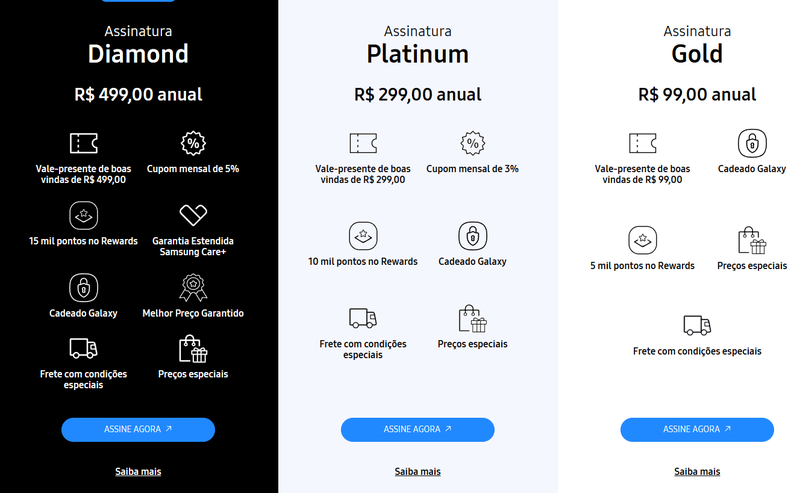 O novo Samsung Vip garante benefícios exclusivos para clientes da empresa.