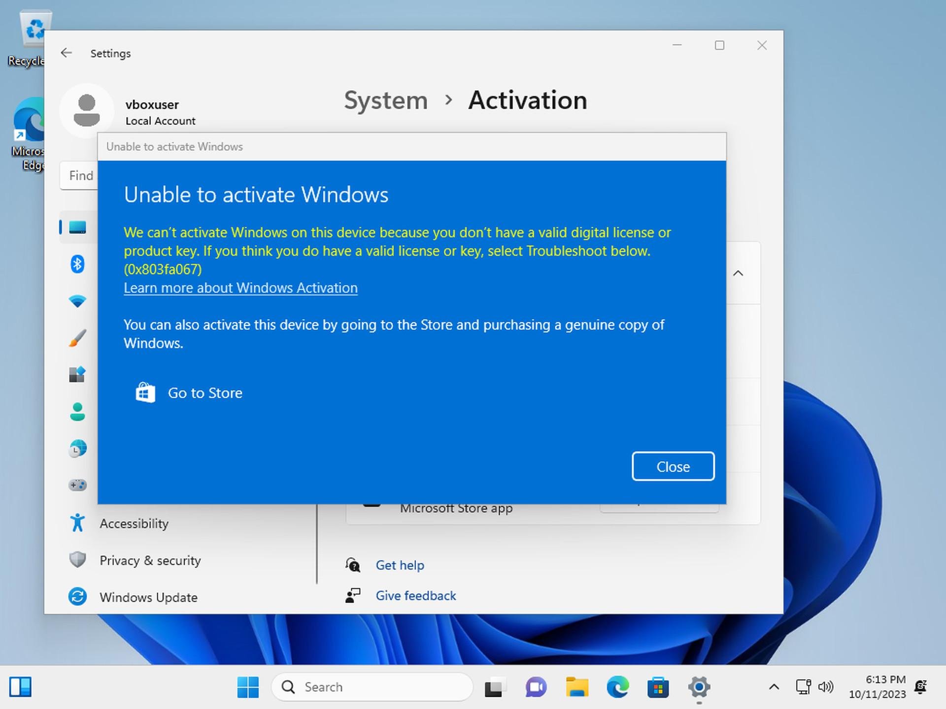 Não é mais possível ativar Windows 11 com uma chave de Windows 7.