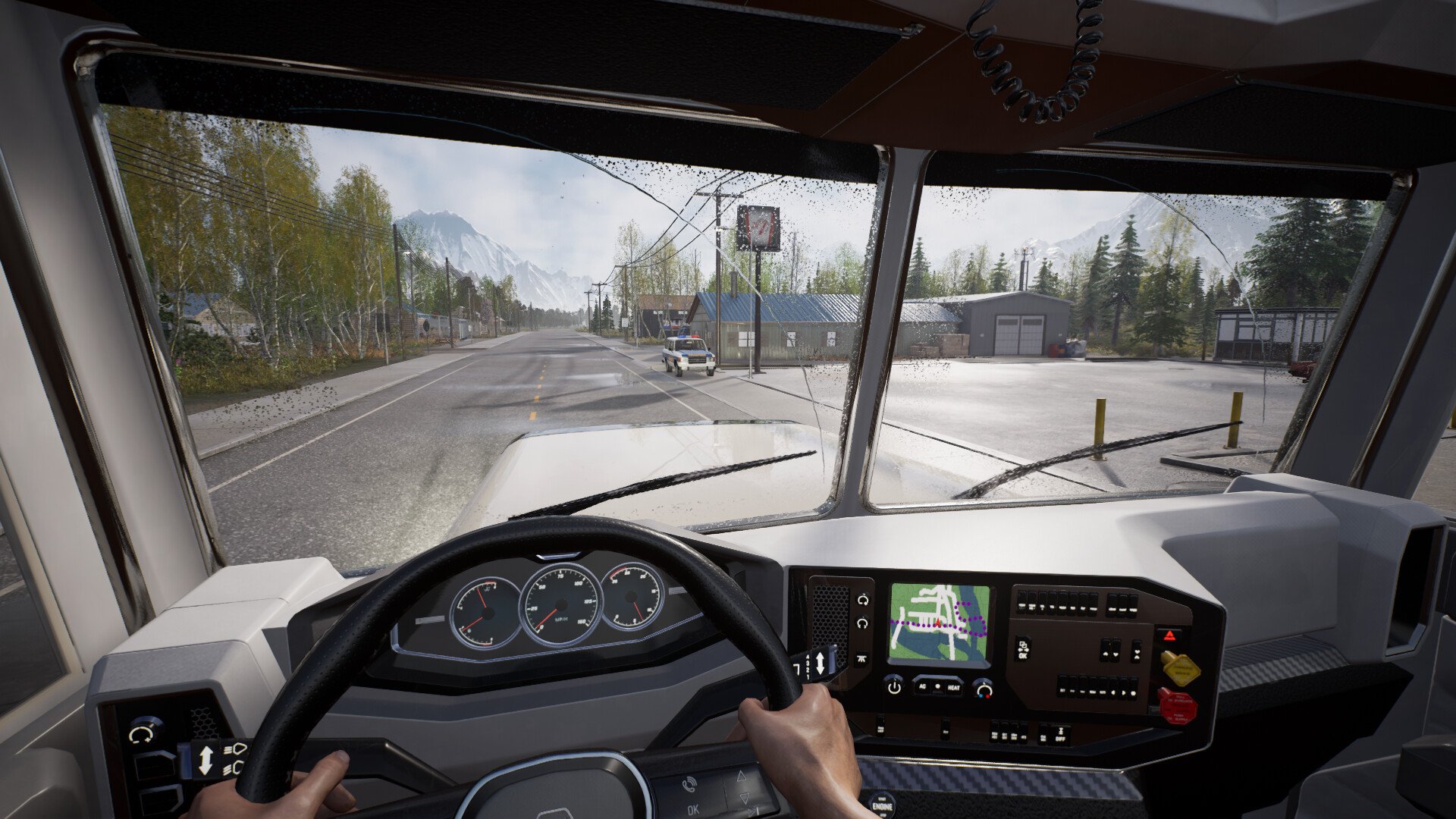 Alaskan Road Truckers coloca os jogadores para pilotarem caminhões em meio as estradas da região do Alasca