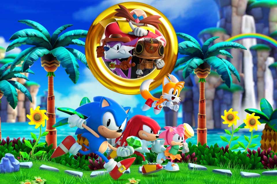 Jogando com a nova personagem em Sonic Superstars 