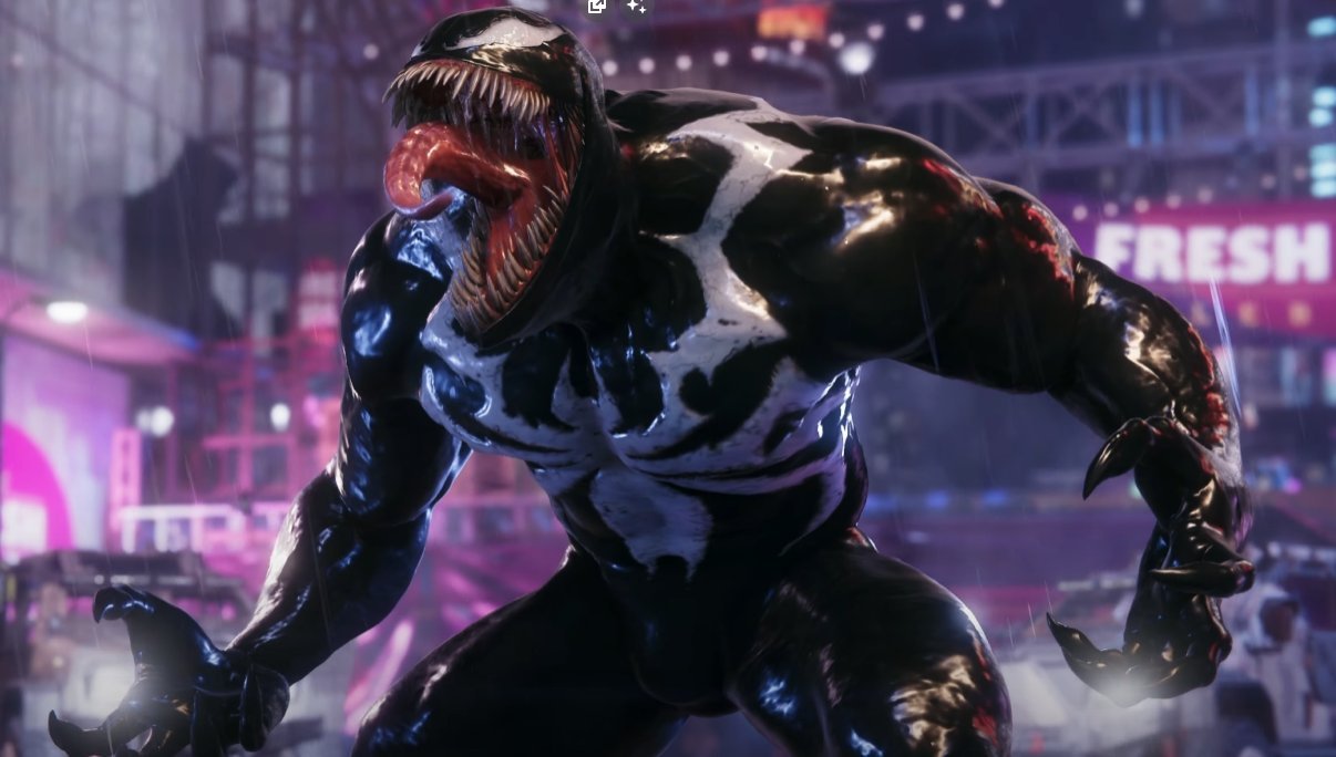 Quando volta para o corpo de Harry Osborn, o simbionte assume a forma final e se torna Venom.