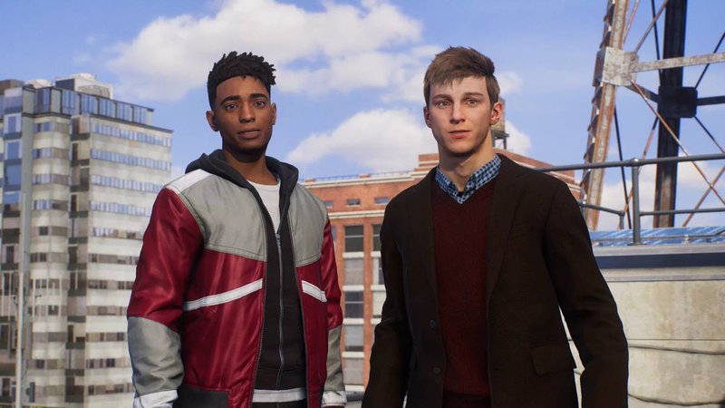 Miles Morales e Peter Parker.