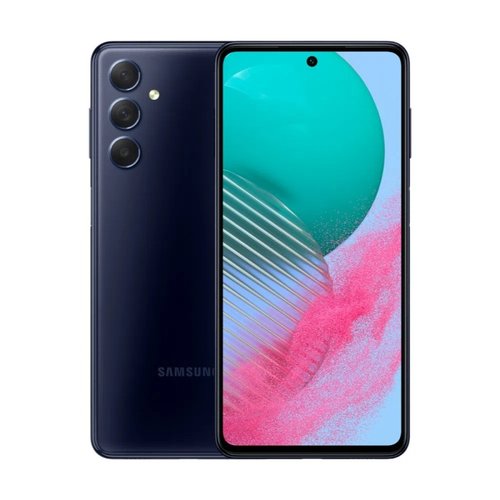 O Galaxy M54 tem visual semelhante ao dos modelos premium.