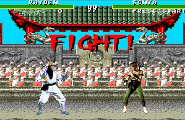 O primeiro Mortal Kombat ficou famoso por utilizar atores digitalizados.