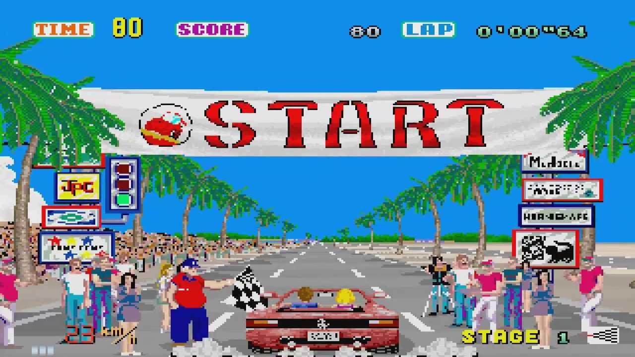 Jogo de corrida de 1986 foi criado por Yu Suzuki e a Sega-AM2 para o mercado de arcades.