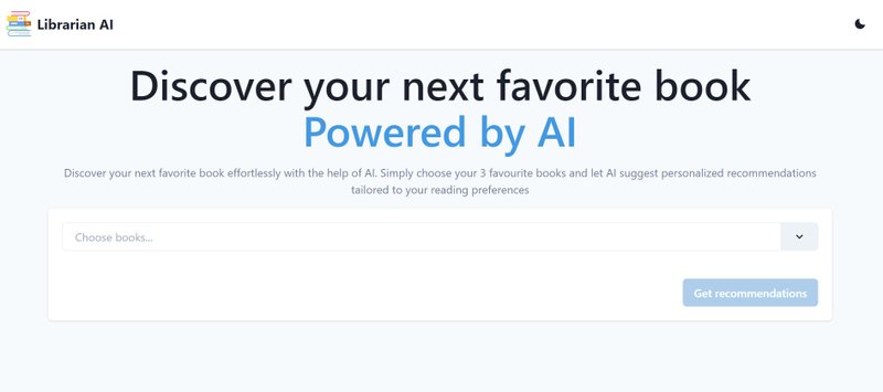 Librarian AI funciona com base em informações de livros que você já leu.