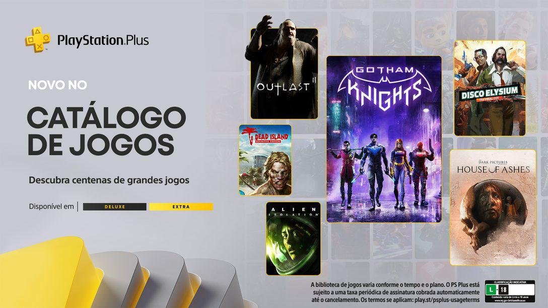 Gotham Knights, Disco Elysium: The Final Cut, The Dark Pictures Anthology: House of Ashes e outros jogos entram no catálogo dos assinantes Deluxe e Extra neste mês.