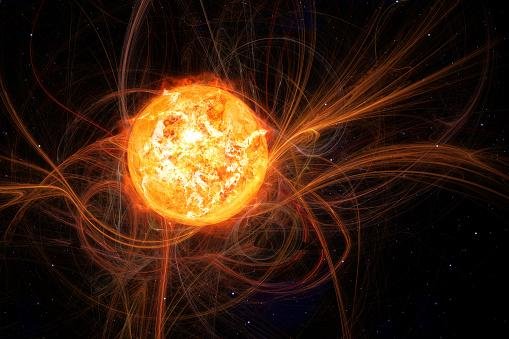 Eventos solares, como tempestades magnéticas, podem ter impacto na Terra.