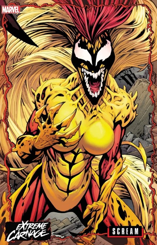 Originalmente, Scream é uma das crias de Venom.
