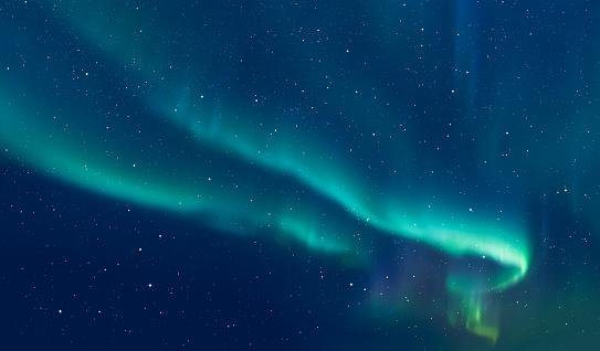 A aurora boreal é o efeito mais visível da atividade do Sol na atmosfera da Terra.