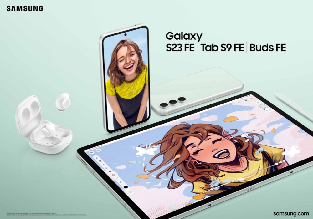 Galaxy Tab S9 FE e Buds FE