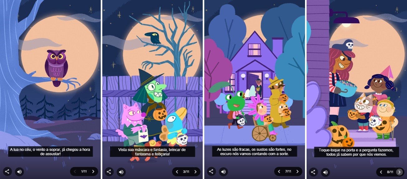 Aberto até de Madrugada: Google lança Doodle Halloween 2020