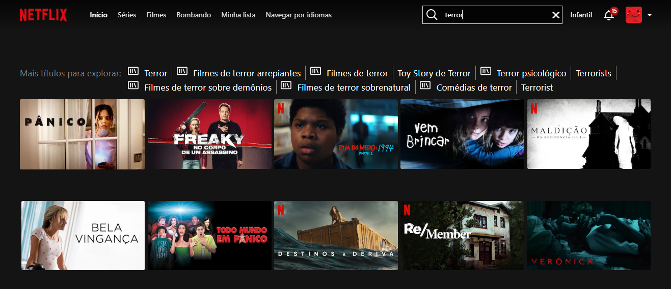 Netflix: todos os códigos secretos para encontrar filmes de terror no  streaming