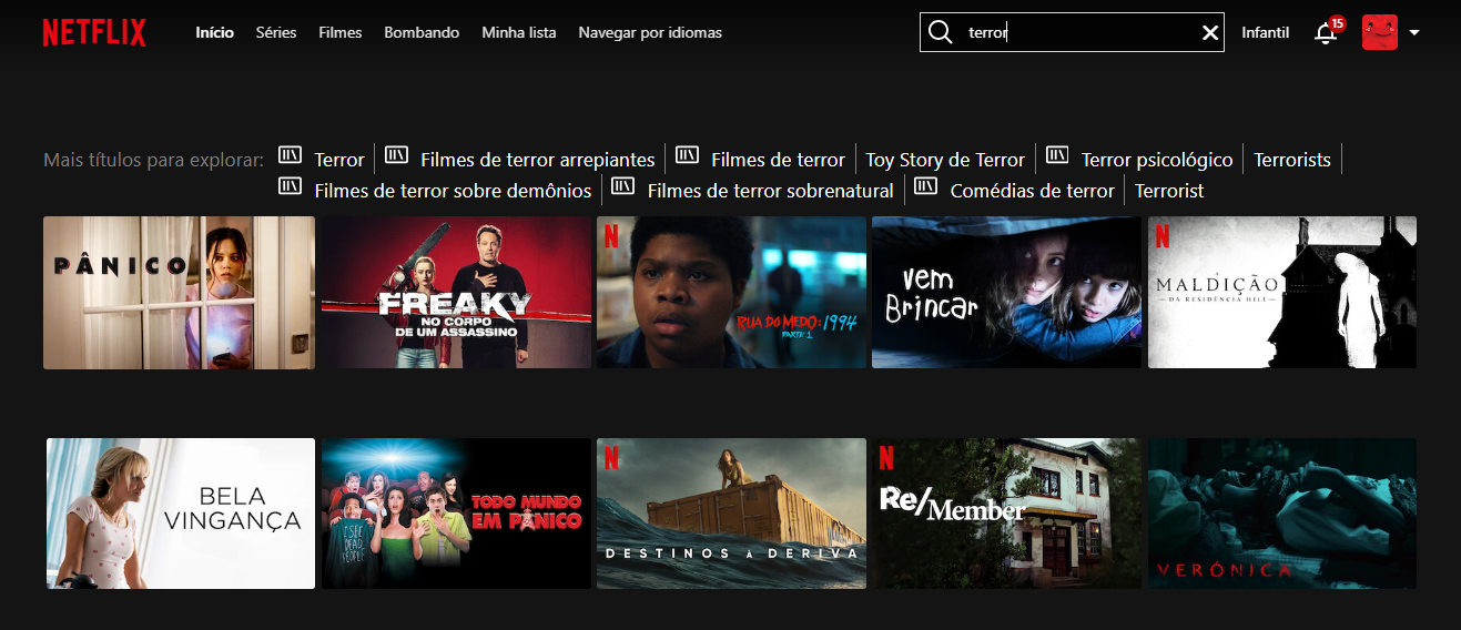 Os códigos secretos para encontrar filmes e séries de terror ocultos na  Netflix