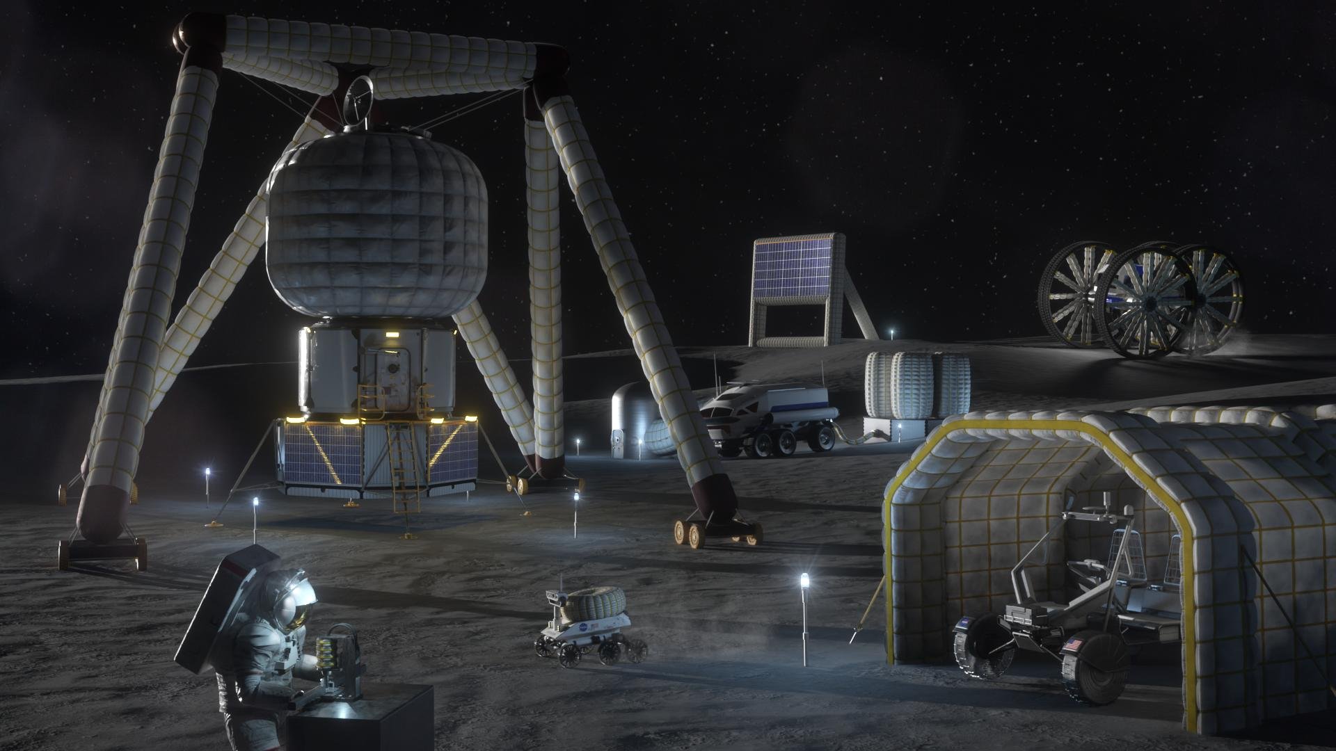 NASA planeja construir casas na lua até 2040