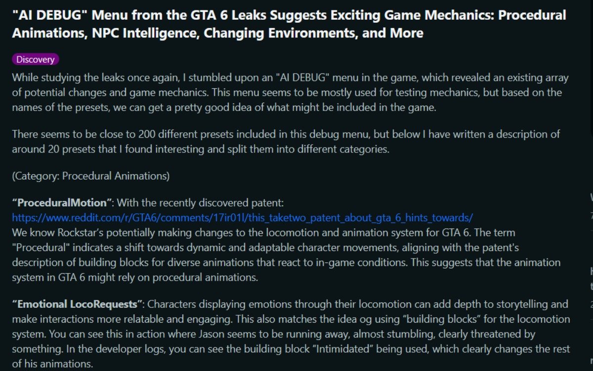 VAZOU! GTA 6 terá IA avançada para NPCs, facções e mais