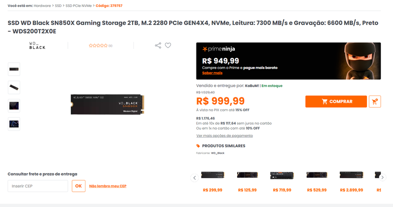 SSD WB Black