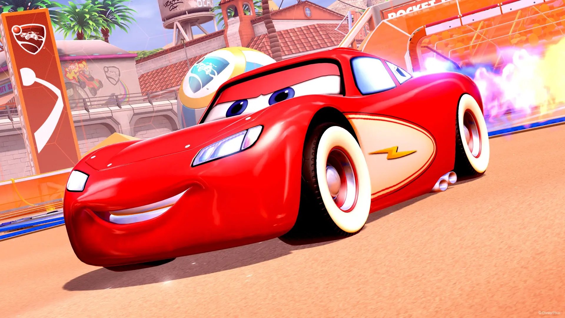 Relâmpago McQueen é o primeiro item da parceria entre a Disney Pixar e o game Rocket League