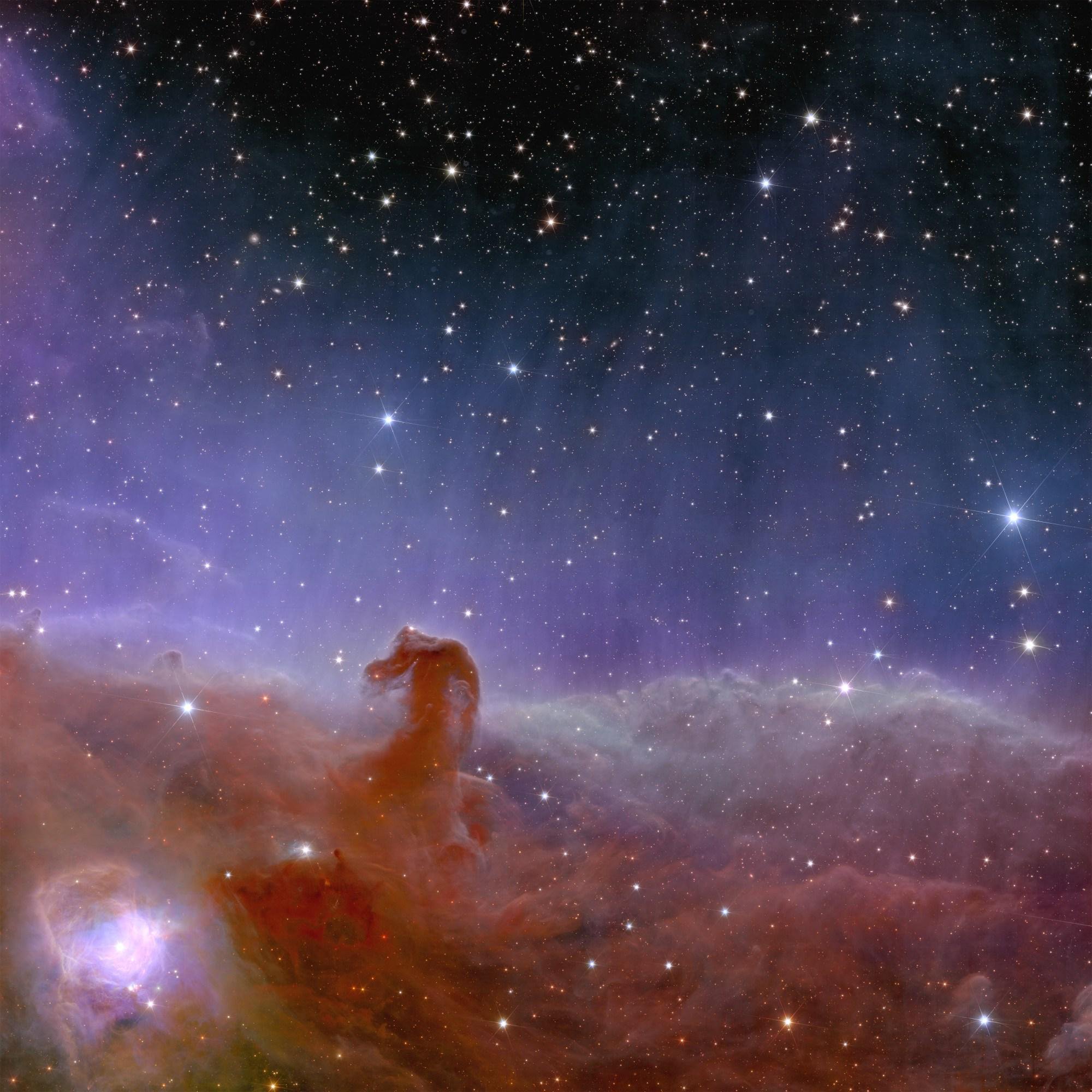 A Nebulosa Cabeça de Cavalo está a 1.375 anos-luz de distância da Terra.