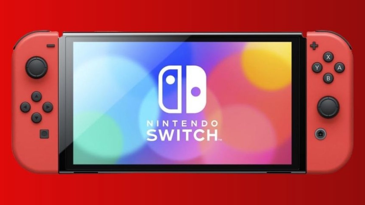 Consola Nintendo Switch OLED Vermelho (edição Mario)