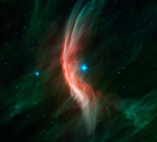 A Zeta Ophiuchi é uma das estrelas em fuga da nossa Via Láctea.