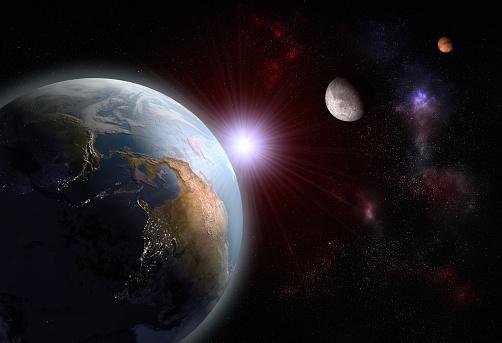 Os eventos externos apontam mudanças climáticas na Terra.