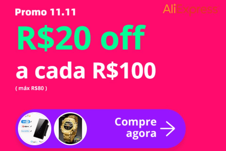 11.11 do AliExpress: cupons, e ofertas AO VIVO - TecMundo, tecmundo cupons  