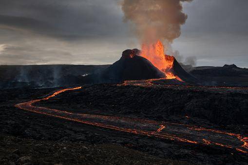 Em um pior cenário, a erupção do Fagradalsfjall pode extinguir  Grindavik.