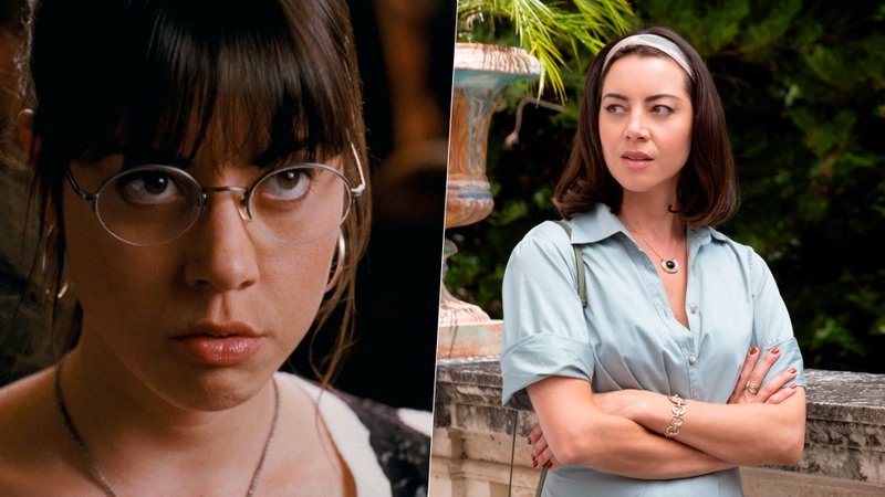 Aubrey Plaza em Scott Pilgrim e The White Lotus