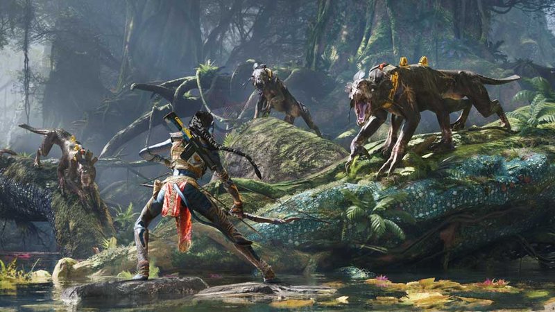 Caça e busca por suprimentos são atividades rotineiras em Pandora. (Fonte: Ubisoft/Reprodução)
