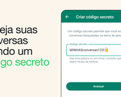 WhatsApp ganha senha diferente do celular para bloquear conversas; saiba habilitar