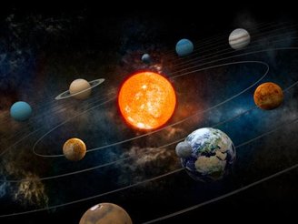 Um dos fatores determinantes na temperatura dos planetas do sistema solar é a sua superfície e a composição atmosférica. 