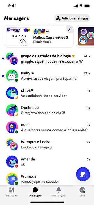 Discord fica mais intuitivo no Android e iPhone; veja o que mudou - Giz  Brasil