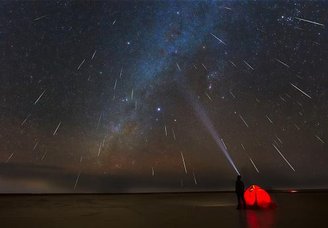 The Geminid meteor shower is the only meteor shower visible on the entire planet. 