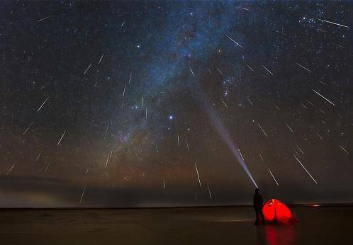 A chuva de meteoros Gemínidas, é o único que pode ser visto em todo planeta. 