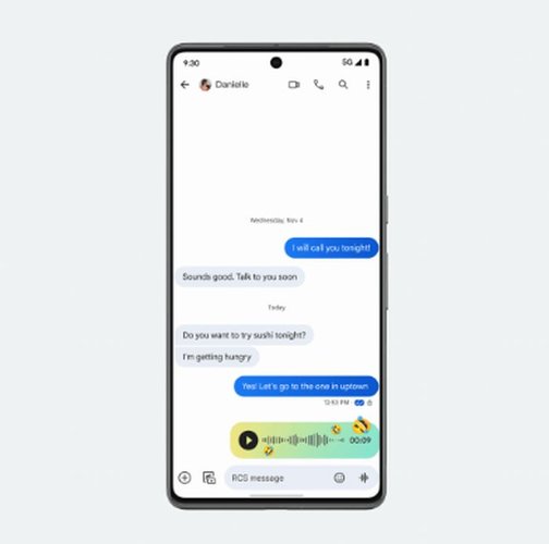 As mensagens de áudio acompanhadas de emojis permitem ao usuário se expressar melhor.