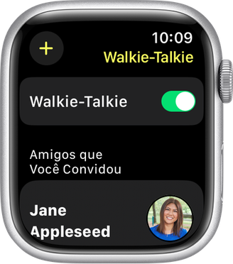 Utilize a função "Walkie-Talkie" em seu smartwatch.