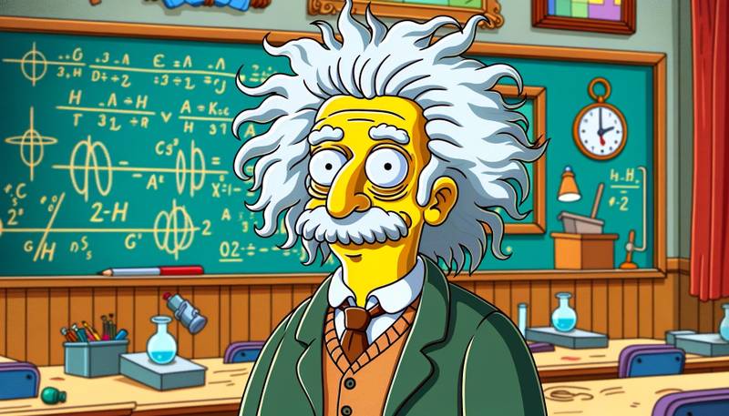 Albert Einstein desenvolveu a teoria da relatividade, que interliga espaço e tempo.
