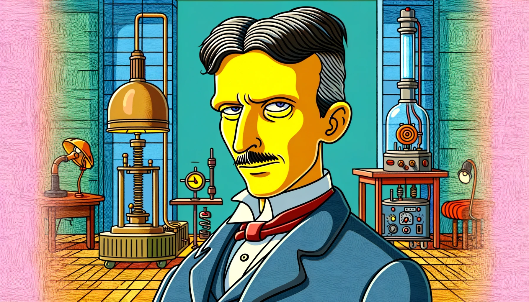 Nikola Tesla foi o principal desenvolvedor do sistema de corrente alternada de eletricidade.