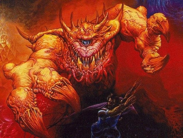 Cacodemon foi criado inspirado em Beholder de D&D