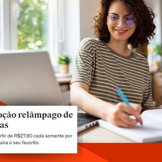 Imagem de Oferta relâmpago: cursos online da Udemy a partir de R$ 27,90