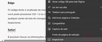 Descobrir o código-fonte de um site é mais fácil se comparado ao mesmo procedimento com atraso. (Fonte: TecMundo/Programiamos