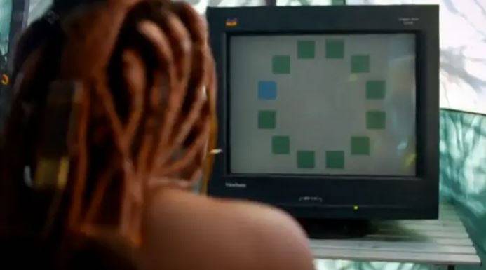 Você consegue identificar o quadrado azul no qual a tribo Himba teve dificuldade?