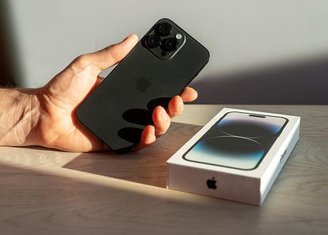 Back of iPhone 14 Pro Max.