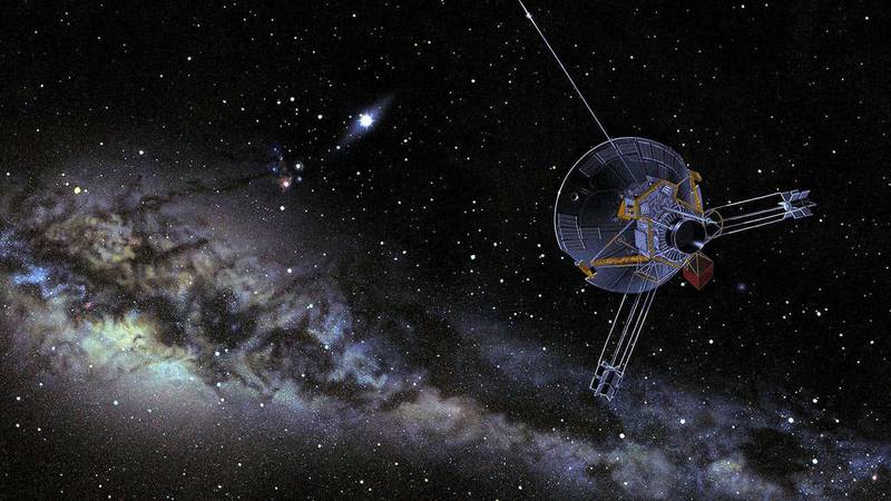 A Pioneer 10 foi lançada pela NASA em 2 de março de 1972.