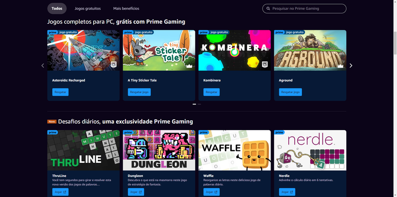 O serviço está incluso na assinatura do Amazon Prime, plano que oferece vários benefícios como frete grátis, descontos e streaming do Prime Video.